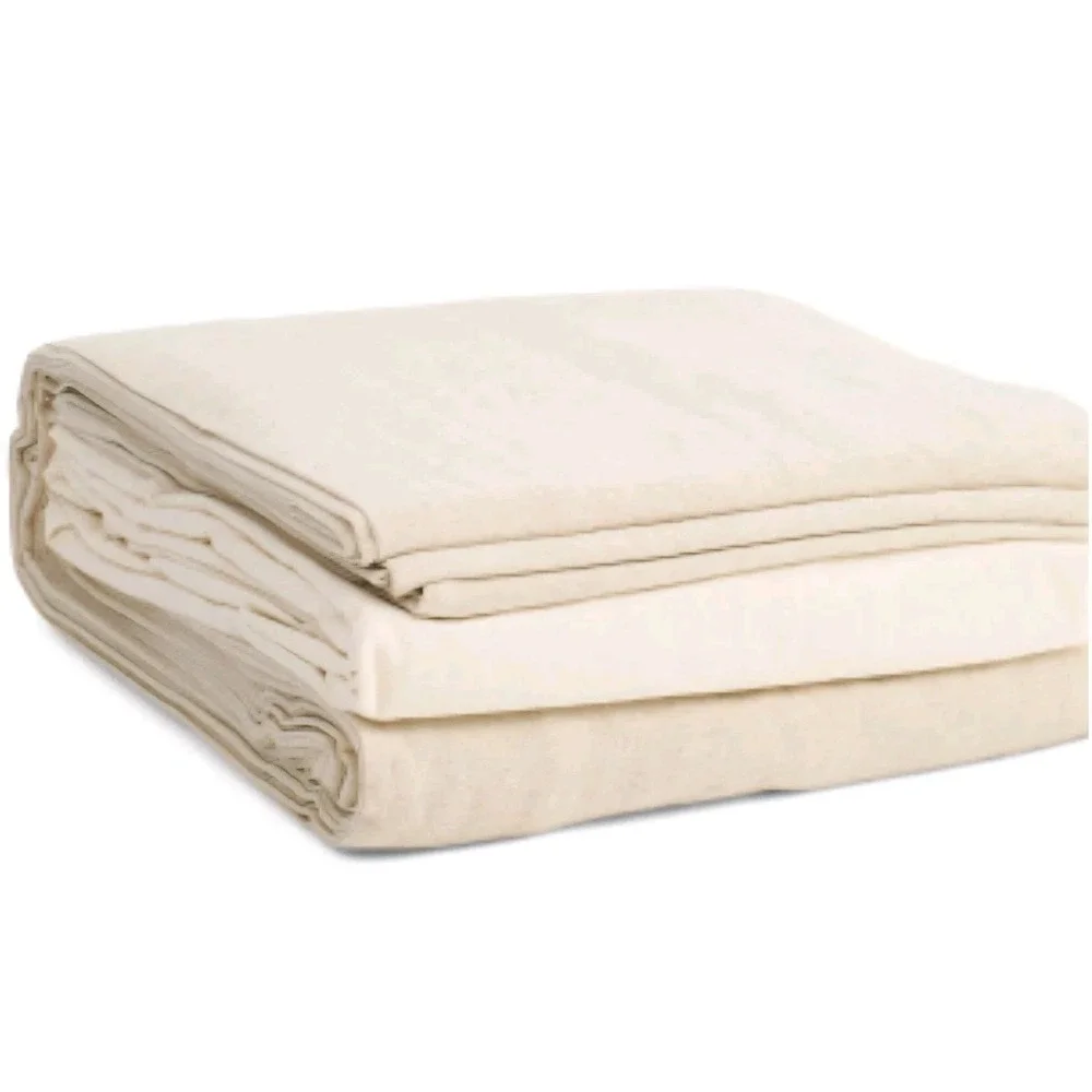 Docofil Linen And Cotton Blend King Sheet Set 4pc Natural Color Made In Portugal